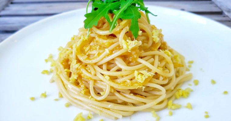 Lemon Ginger Spaghetti