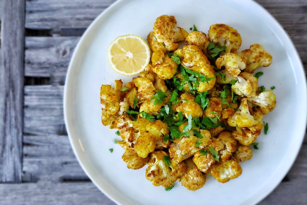 Indian Spiced Roasted Cauliflower - Plant-Based Matters