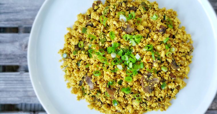 Japanese-ish Tofu Scramble