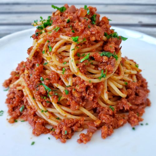 Spaghetti Bolognese Plant Based Matters