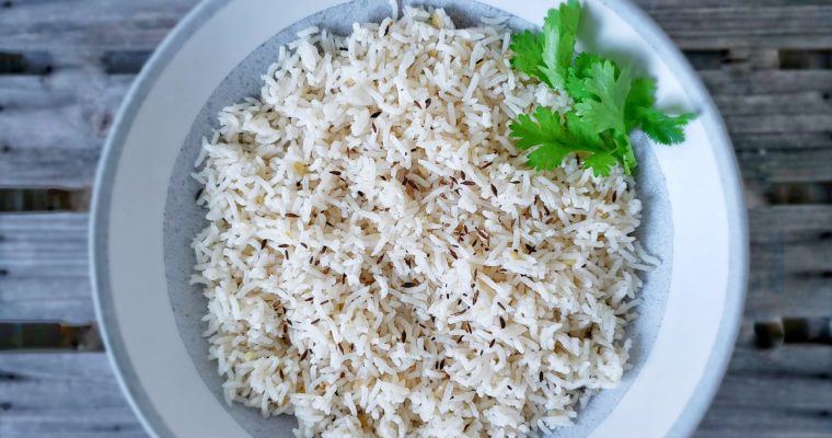 Coconut Ginger Basmati Rice with Cumin Seed