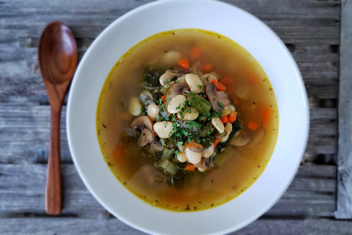 Butter Bean & Swiss Chard Soup