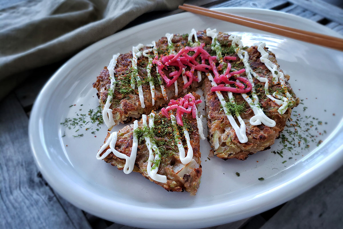 Okonomiyaki (Japanese Savory Pancakes)