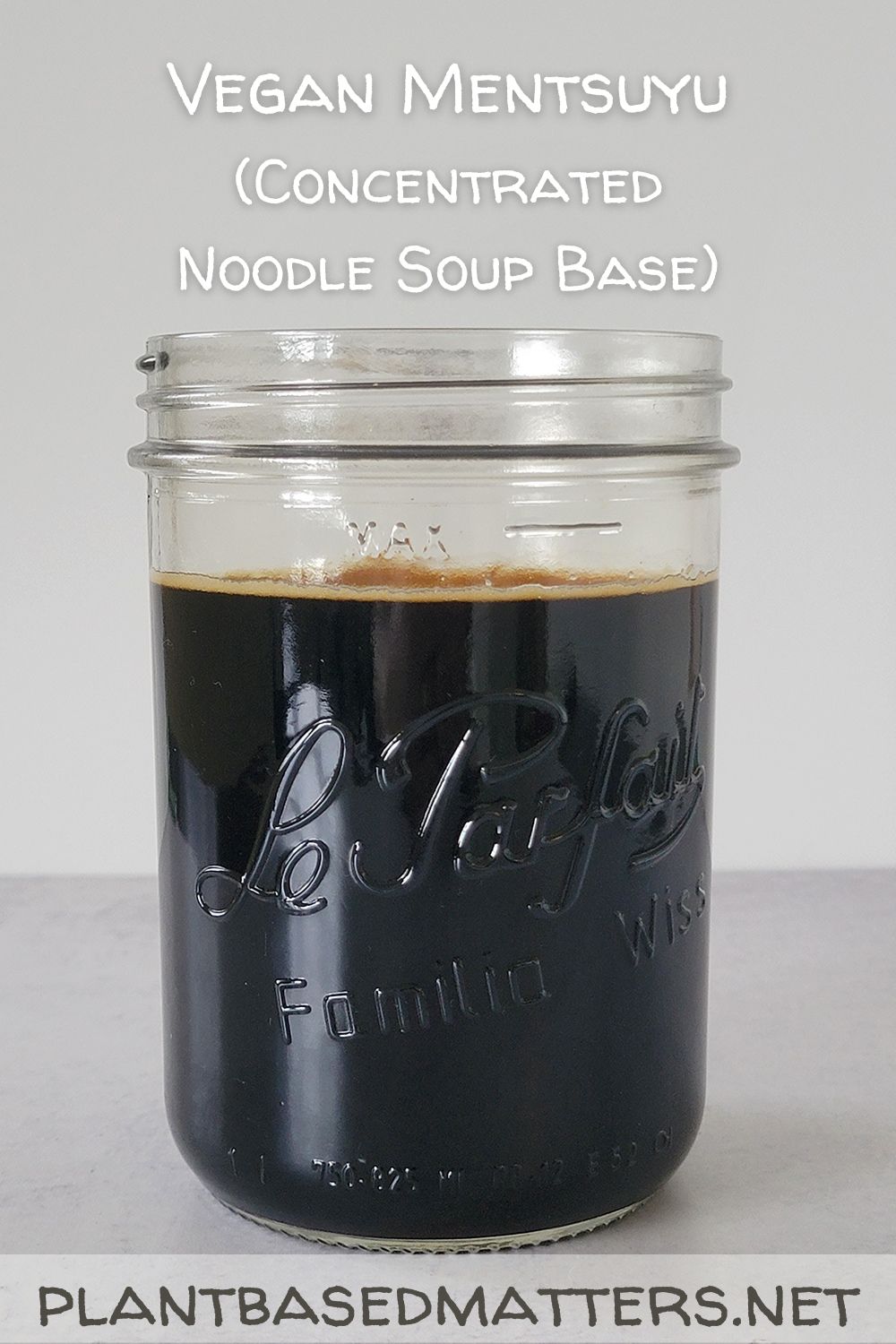 Vegan Mentsuyu (Concentrated Noodle Soup Base)