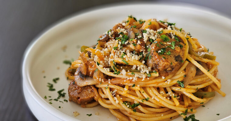 Vegan Spaghetti Napolitan