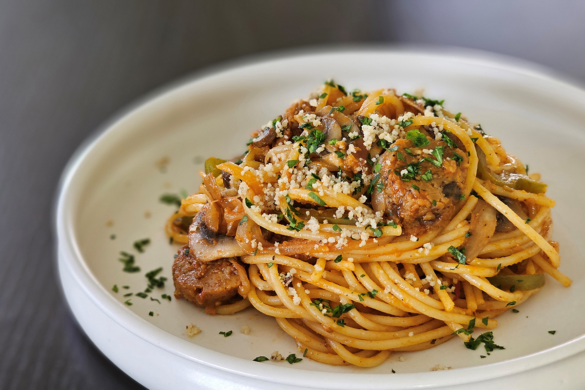 Vegan Spaghetti Napolitan