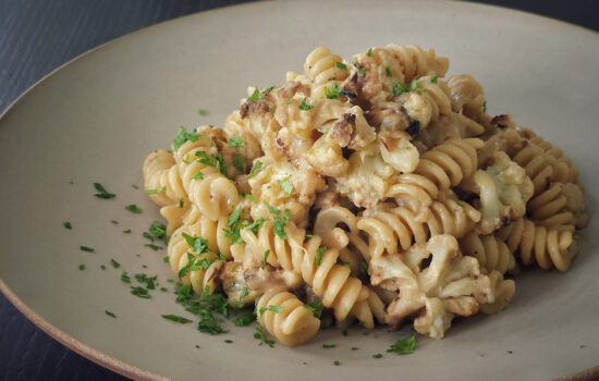 Vegan Roasted Cauliflower Pasta