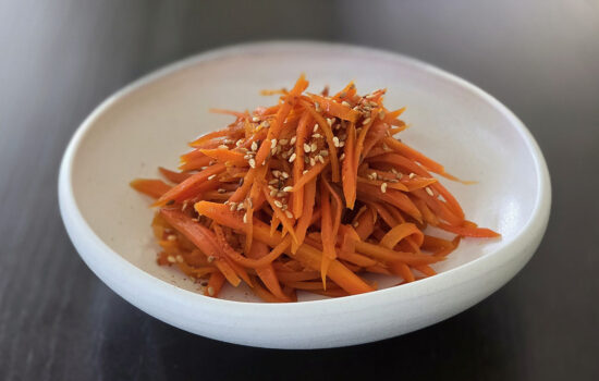 Vegan Kinpira Carrot