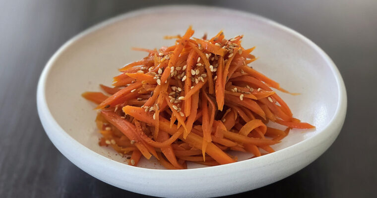 Vegan Kinpira Carrot